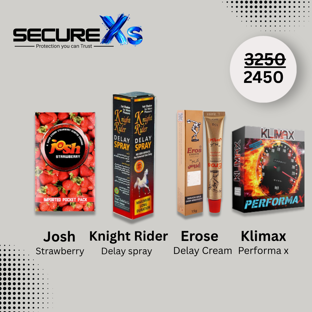 SecureXs Josh Condoms, Spray, Eros and Klimax Condoms Deal