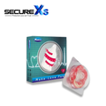 Mango Spiral Spike Condom -3× 1 Piece Textured Condom