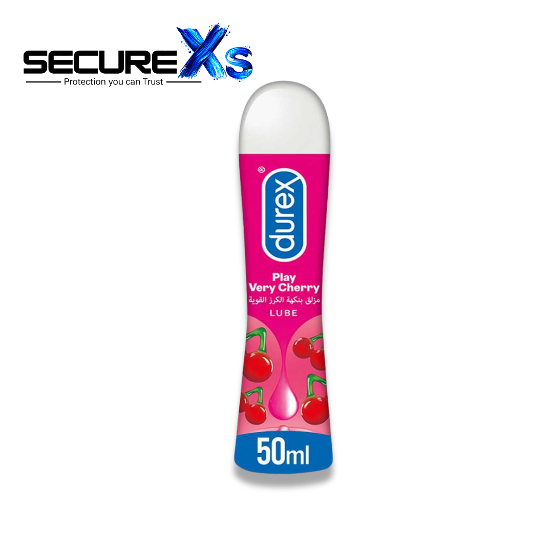Durex Play Very Cherry Tingle Lubricant 50ml - Water-Based Tingling Gel