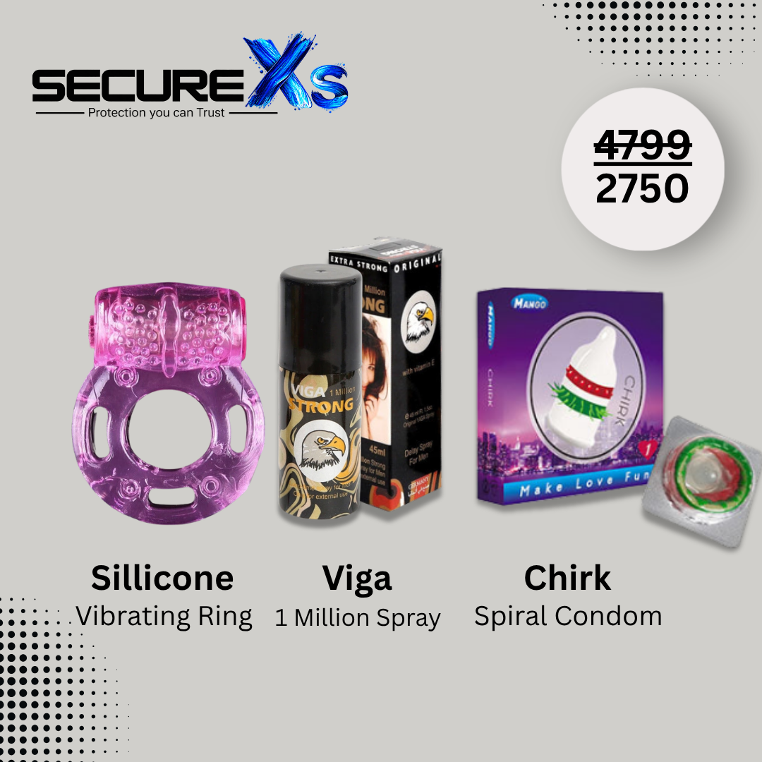 SecureXs Spray, Ring and Chirk Condom Deal