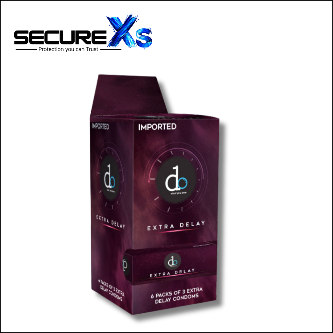 DO Extra Delay Condoms – Pack of 18 (6 x 3) | Long-Lasting Protection