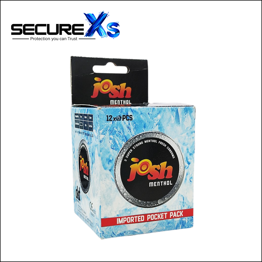 Josh Menthole Condoms - 36 Condoms Pack