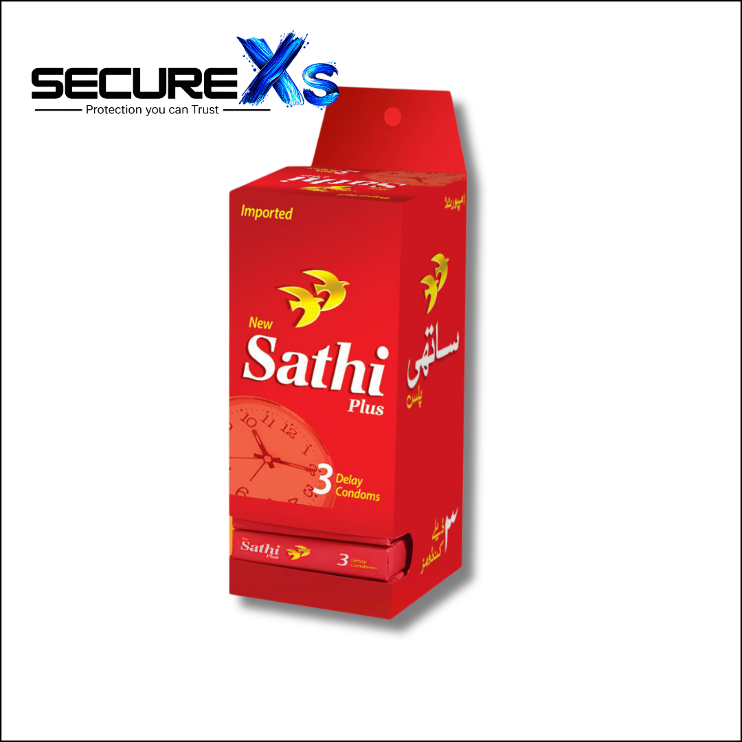 Sathi Plus Condoms Pack - 6 x 3 Long Delay Condoms